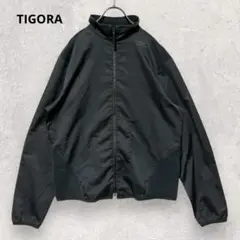 TIGORA フリースジャケット L 黒 スポーツ アウトドア 防寒