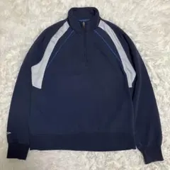 00s Umbro ハーフジップ プルオーバー ネイビーのサムネイル