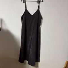 gu コーデュロイキャミソールワンピース