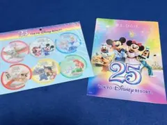 ディズニーリゾート 25周年記念 クリアファイル＆コースターセット