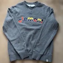 ELEMENT グレー トレーナー M