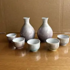 久谷陶泉窯陶印入り青と白の手描き陶器花瓶 m85678142120_1.jpg?1728469741
