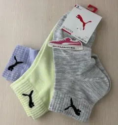 PUMA クォーターソックス 3足セット23〜25cm