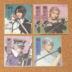 刀ミュ DMMスクラッチ すえひろがり ミニ色紙 松井・叢雲・清磨・長義