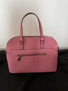 ハンドバッグ　ピンク　ショルダー　インナー　総柄