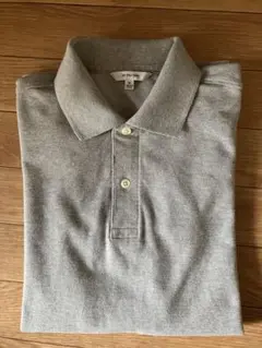 ユニクロ半袖ポロシャツ M グレー
