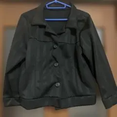 ブラック ストライプ テーラードジャケット