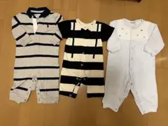 【3点セット】ラルフローレン・ファミリア・マルーク ロンパース 70〜6M