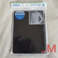 【新品】ユニクロ エアリズム UVカット クルーネック シルクブレンド M 1枚