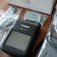 【中古・希少・美品】Canon iVIS mini X 中古】Canon キヤノン iVIS mini X ブラック ビデオカメラ