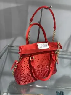 Maison Margiela 5AC ミニ／マイクロ ハンドバッグ レッドのサムネイル