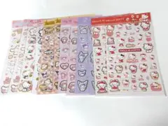 サンリオキャラクターズ シール ハローキティシナモロール クロミ マイメロディ