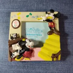 レトロ！Disney ディズニーキャラクター ミッキー＆ミニー フォトスタンド