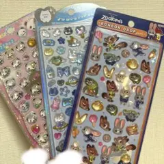 ボンボンドロップシール　ズートピア　大　通常サイズ　第一弾　ディズニー