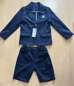 【新品未使用タグ付き】SHIPS フォーマルスーツ 120cm 男の子　ネイビー
