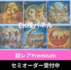 ♡セミオーダー受付中♡　お月様とポメラニアン　犬　519　超レアPremium