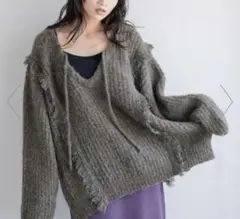 ローリーズファーム　2WAYフリンジメランジLS.