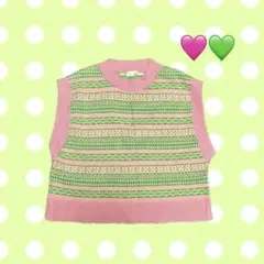 LOWRYS FARM kids ニットベスト　110-120