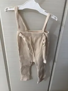 リブ編みサスペンダー付きレギンス 90