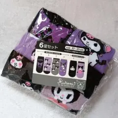 サンリオ Kuromi クロミ キャラクターソックス 6足セット しまむら