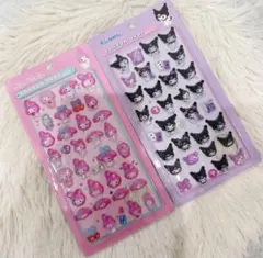 【24時間以内発送】マイメロ クロミ ボンボンドロップ シール 2セット