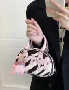 ゼブラ柄 ショルダーバッグ