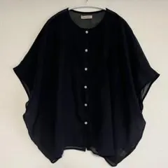 HEART MARKETハートマーケット　シースルーシャツ　ブラウス　ブラック