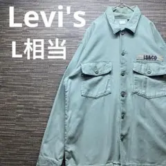 Levi's ミリタリー風　シャツ　L相当 Y2K 古着