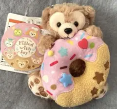 フィルド ウィズ ジョイ　ダッフィー 　ぬいぐるみバッジ　ドーナツ