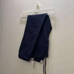 ネイビー イージーパンツ コットン混紡