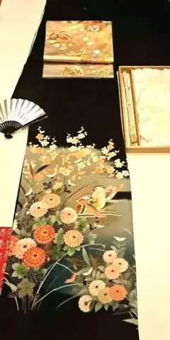 メルねみ様ご専用❇️作家もの友禅　駒刺繍　暈し染め 比翼仕立　総フルセット