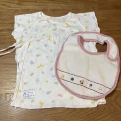 familiar ファミリア　ベビー肌着　50-60cm スタイ