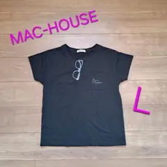 L/MAC-HOUSE★マックハウス Tシャツ 半袖 プリント レディースのサムネイル