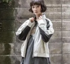 【完売商品】ニコアンド 配色スタンドトラックブルゾン　Mサイズ