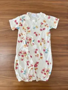 Hakka baby 花柄2wayオール　フリーサイズ