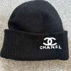 CHANEL ブラック ニット帽