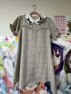 リズリサ チェックワンピース
