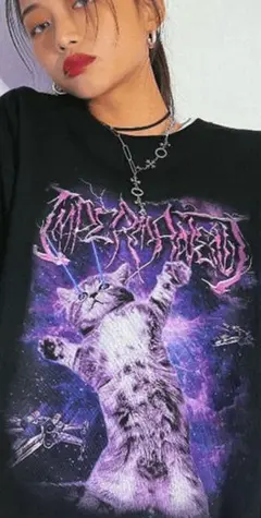 スペースキャットシャツ極美品バンド