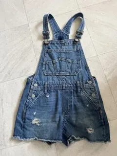 GAP KIDS デニムショートオーバーオール Mサイズ