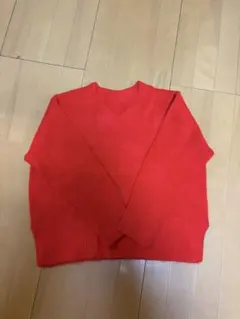 レディース　vネックニット