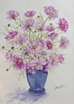 古口翠芳/Suihou Koguchi】墨彩画 菖蒲 原画（未裏打ち・未額装） 2025年