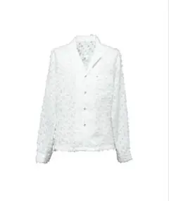 jent louis Fringe Open-Collar Shirt