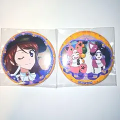 アイカツ チョコインサブレ 缶バッジ 紫吹蘭 大空あかり 氷上スミレ