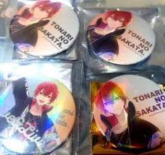 浦島坂田船 あほの坂田 となりの坂田 缶バッジ ホロ Rainbow YF