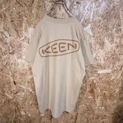 美品 KEEN キーン Tシャツ バック プリントベージュ M サイズのサムネイル
