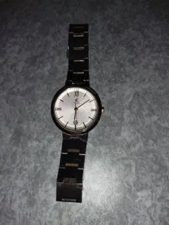 【美品】【稼動】Citizen アナログ腕時計 シルバー/ブラック