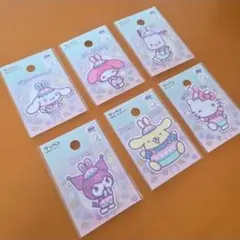 ☆新品・未使用・未開封☆サンリオ ワッペン イースター 6種セット シール