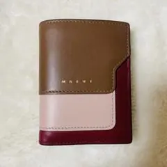 最終値下げ【マルニ】２つ折り レザー ミニ財布