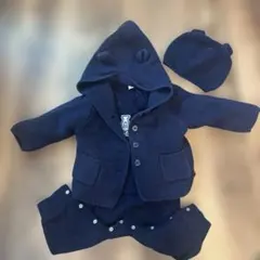 babyGAP ネイビー ロンパース セット ニット ギフト