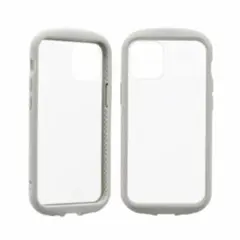 新品 未使用 iPhone 12 mini 耐衝撃 ハイブリッド ケース グレー